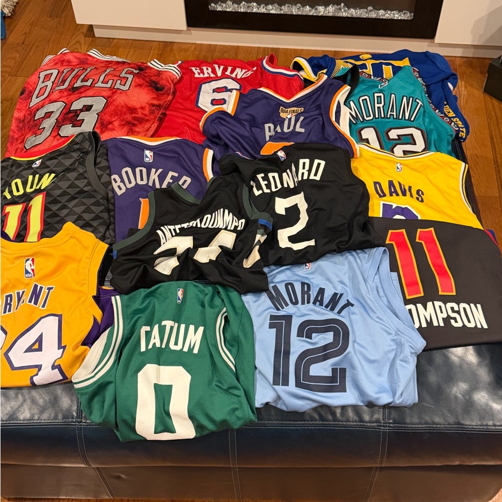 Kids NBA Team Jerseys Collection